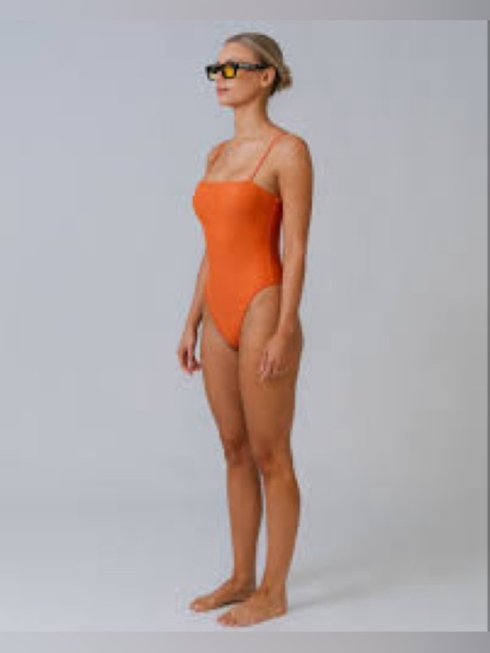 De Rococo One Piece Swimsuit in Rusty Orange